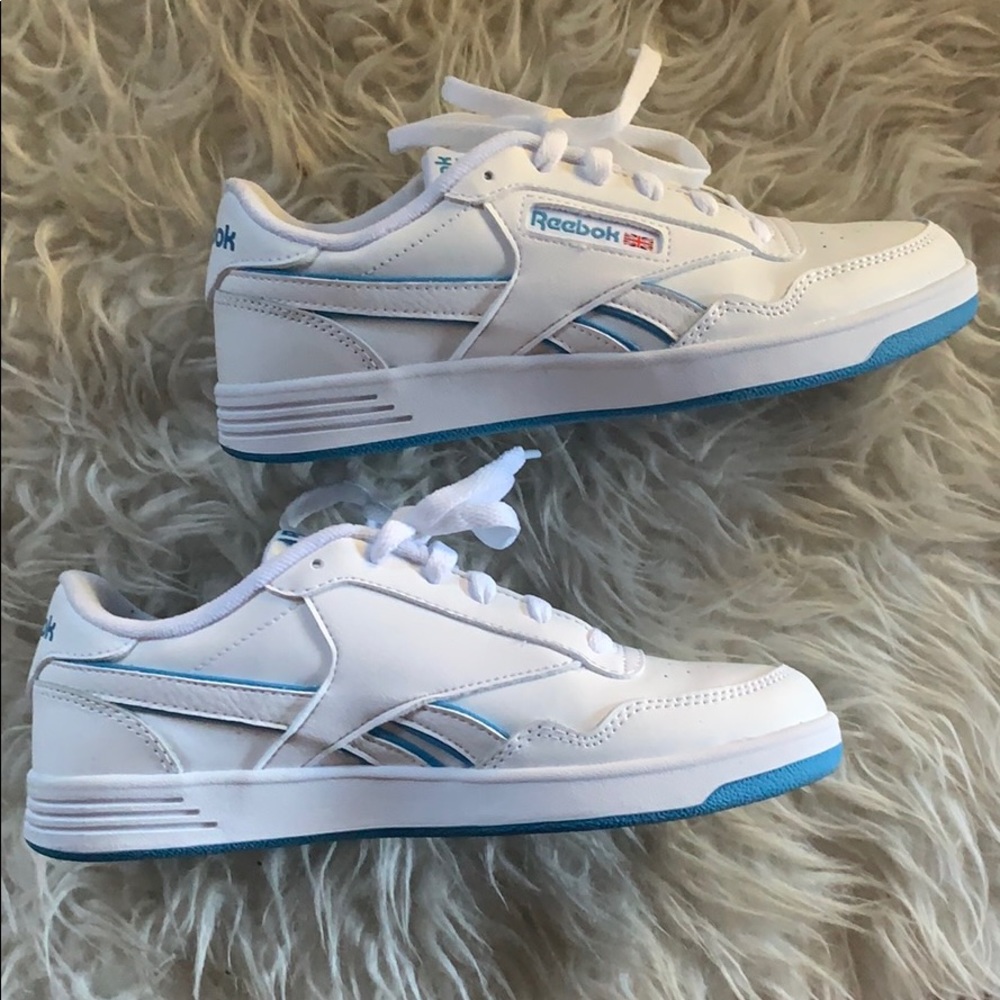 Reebok Club MEMT white/cyan size 7.5